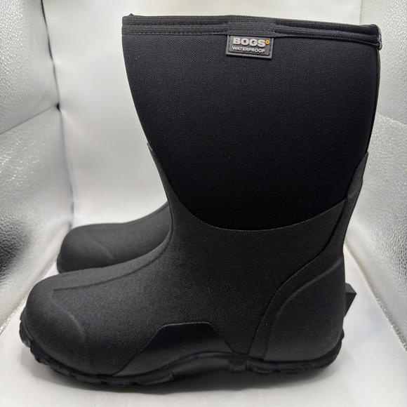 Bogs‎ Men\'s Comfortable Waterproof Classic Regular Mid Boot - Black, Size10 main image 9